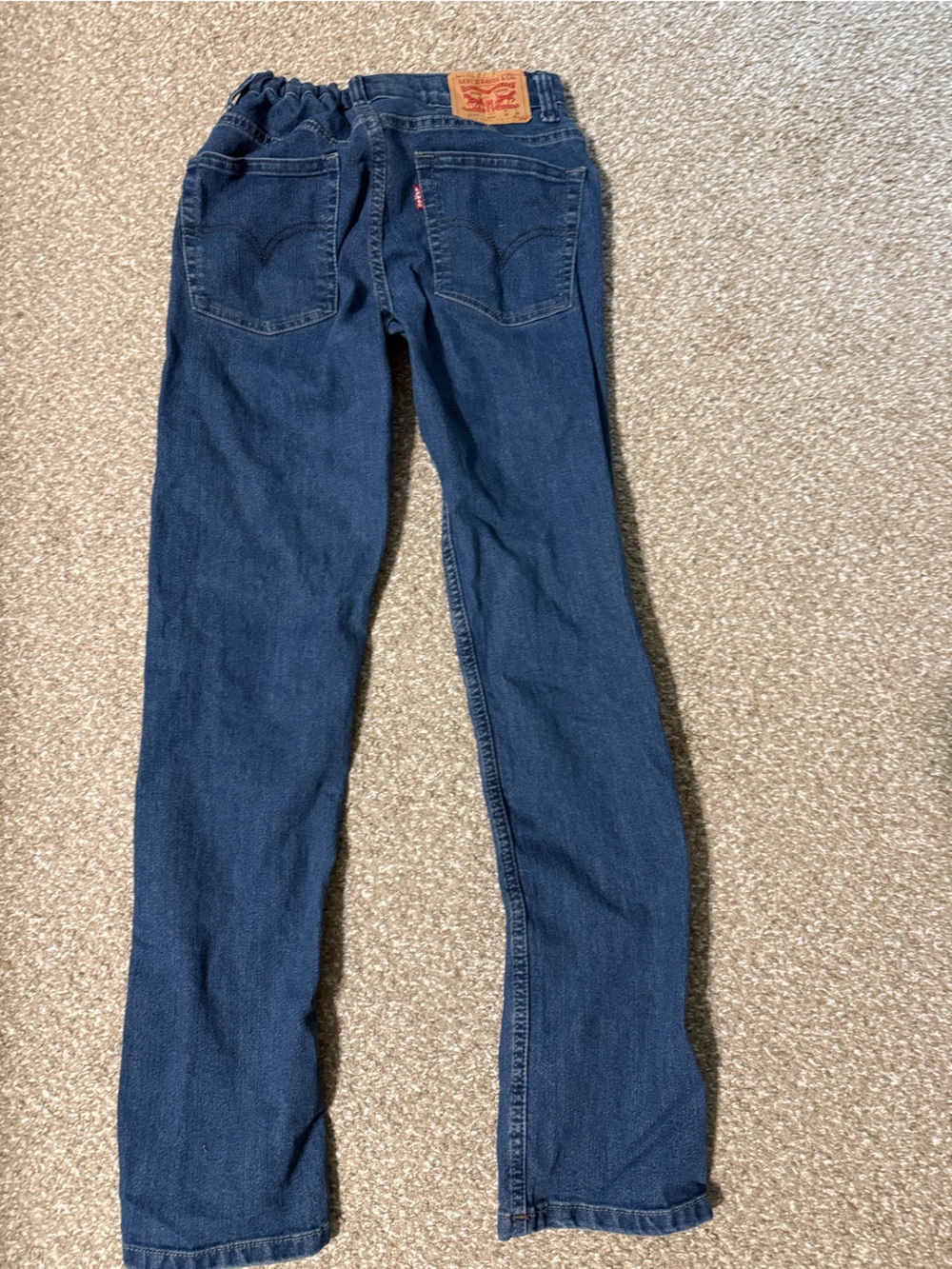 Levi's Navy Blue Straight-Leg Denim Jeans